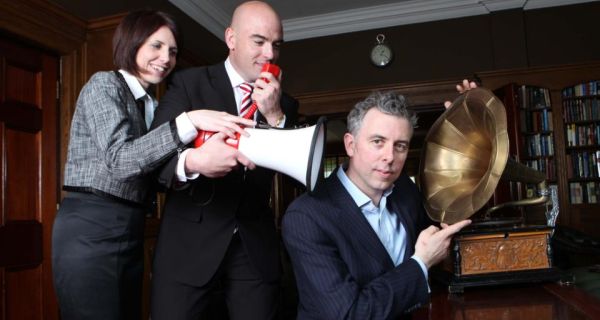 From left: Norma O’Callaghan, Trend Micro, Ronan Murphy, Smarttech.ie and Paddy O’Connell, Berkley Group.