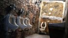 Commodified: the Metropolitan Museum of Art’s re-creation of the CBGB toilets for its show Punk: Chaos to Couture. Photograph: Spencer Platt/Getty