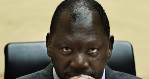 Congolese warlord Thomas Lubanga, who was convicted by the International Criminal Court for recruiting child soldiers. Photograph: Reuters 