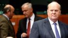Minister for Finance Michael Noonan: We're not jumping out of the plane without a parachute.  Photograph: Francois Lenoir /Reuters