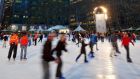  The ice rink in Bryant Park, Manhattan at Christmas
