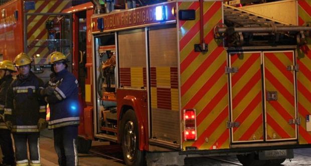 Dublin Fire Brigade officers have rescued eight people from a fire in Dublin city centre.  