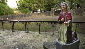 The grotto in Granard where 15-year-old Ann Lovett gave birth to her son. Photograph: Brenda Fitzsimons