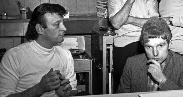 Bert Berns and Van Morrison at a recording session for Morrison’s first solo album, Blowin’ Your Mind! in March 1967 in New York. Photograph: Popsie Randolph/Michael Ochs Archives/Getty