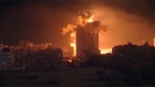 Israeli airstrike hits media building in central Gaza