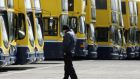 Unions representing transport workers have warned of industrial action if privatisation of bus routes goes ahead. File photograph: Frank Miller/The Irish Times
