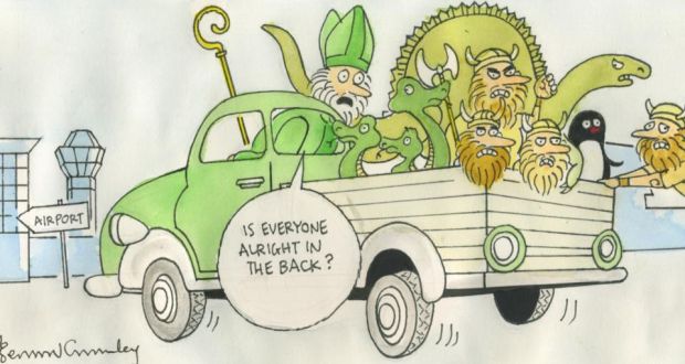 Did Saint Patrick drive snakes out of Ireland?