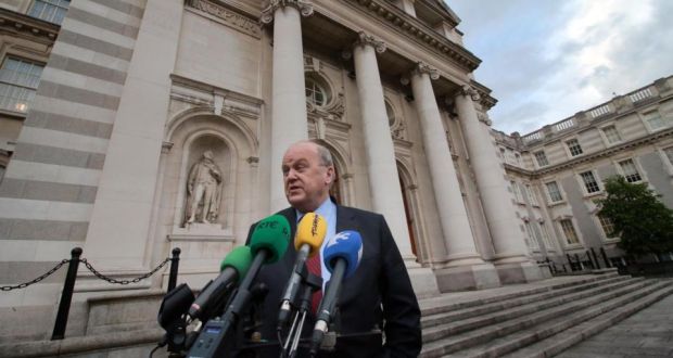 ‘Were the department’s concerns about other asset sales and borrower relationships legitimate?’ Above, Minister for Finance, Michael Noonan.  Photograph: Nick Bradshaw