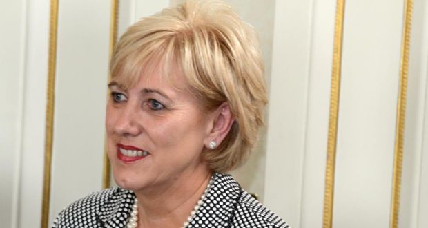 Minister for Arts, Heritage and the Gaeltacht Heather Humphreys will  launch online the entire collection of Catholic parish register microfilms with Taoiseach Enda Kenny. Photograph: Cyril Byrne/The Irish Times