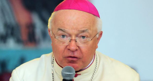  Archbishop Josef Wesolowski was  charged with child abuse and possession of child pornography. In June 2014, he was found guilty by a church disciplinary panel and deemed no longer fit to serve as a priest. Photograph: Danny Polanco/EPA