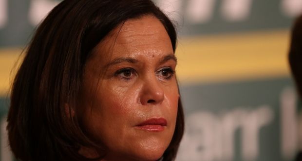 Sinn Féin deputy leader Mary Lou McDonald has accused Minister for Finance Michael Noonan of attempting to ‘distract the debate’ in his comments about Portugal. Photograph: The Irish Times 