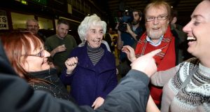 Independent TD Maureen O’Sullivan survived the 11th count  to retain her seat. Photograph: Eric Luke