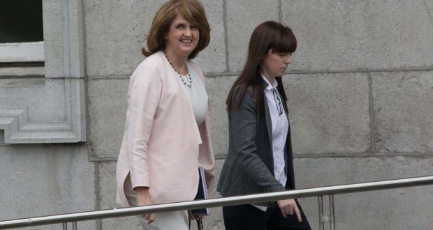 Joan Burton:  will remain as Labour Party leader until a successor is chosen. Internal favourite Brendan Howlin has made it clear he will not contest leadership.  Photograph: Gareth Chaney/Collins
