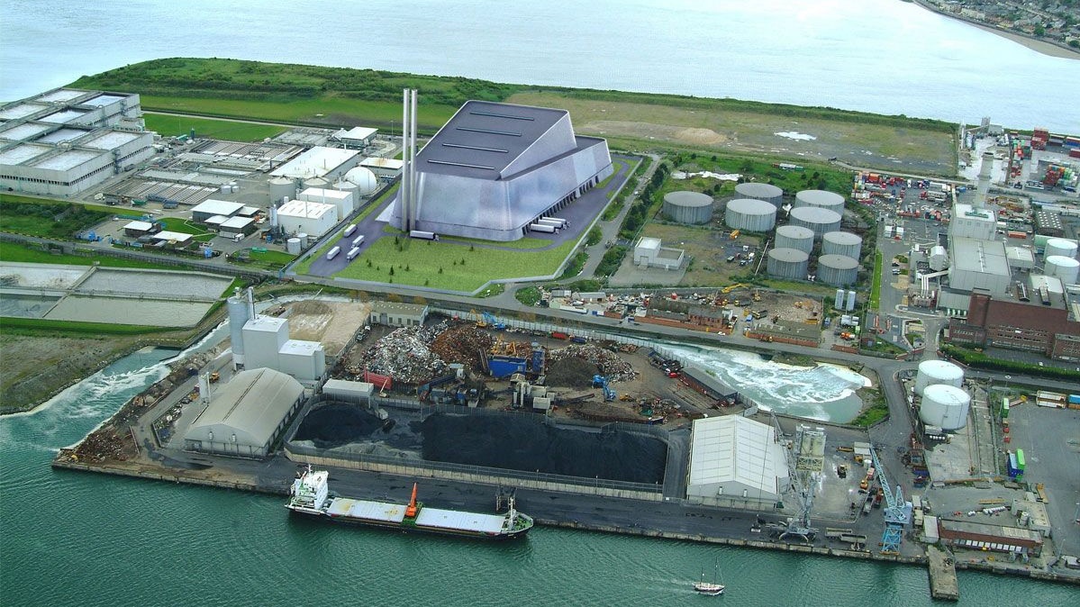 Image result for poolbeg incinerator