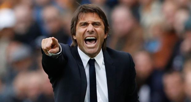 Chelsea manager Antonio Conte. Photograph: Reuters