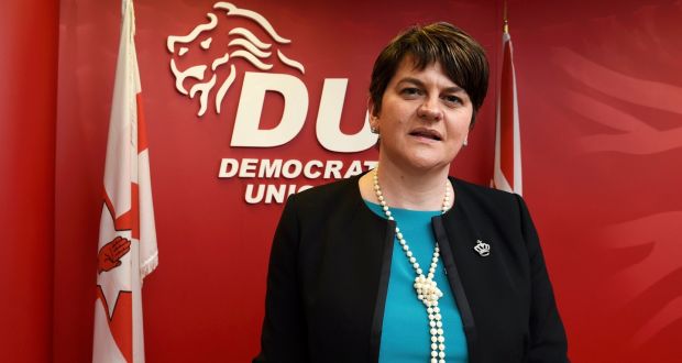 ‘DUP leader Arlene Foster gambled on Brexit.’ Photograph: Clodagh Kilcoyne/Reuters 