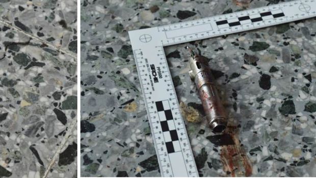 Found at the scene in Manchester: A detonator, shrapnel and a battery