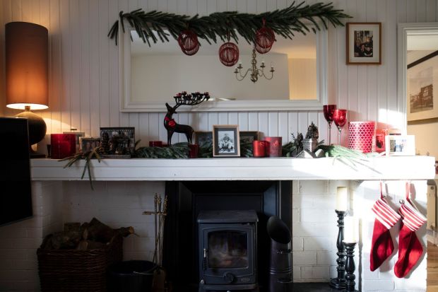 Helen Coughlan’s sitting room in her cottage in Glanmire, Co Cork. Photograph: Clare Keogh