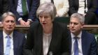 British prime minister Theresa May “has contravened the spirit of the Belfast Agreement, and in so doing has imperilled our peace”. Photograph: PA Wire