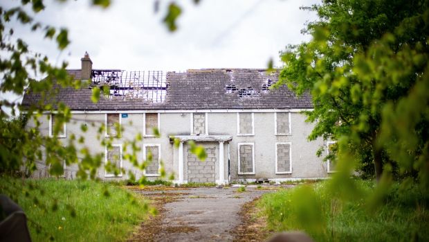 Glenwood House, an abandoned building in Lucan where the body of 14-year-old Ana Kriegal was found last year.Photography: Tom Honan / The Irish Times.