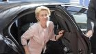 Nominee president of the European Commission Ursula von der Leyen: on Tuesday afternoon she was a political unknown outside of Germany but, by Wednesday morning, she was at the centre of a paparazzi scrum. Photograph: Thierry Monasse