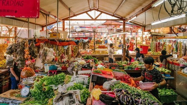 Le marché de Chow Kit à Kuala Lumpur, Malaisie. Photographie: Lauryn Ishak / The New York Times