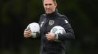 A file image from September 2019 of Robbie Keane during a Republic of Ireland training session at Abbotstown in Dublin. Photograph: Stephen McCarthy/Sportsfile via Getty Images