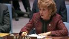 Irish ambassador to the UN Geraldine Byrne Nason said  attempts  to deny Russian culpability were ‘frankly appalling’.