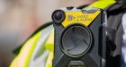 An example of a body camera used by police in the UK. Photograph: iStock