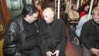 Pastoral care: Cardinal Bergoglio talks with a fellow passenger on the Buenos Aires underground in 2008. Photograph: Emiliano Lasalvia/LatinContent/Getty