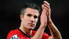 Manchester United's Robin van Persie believes the title is all but wrapped up. Photograph:  Martin Rickett/PA Wire.  