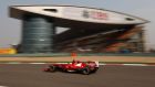 Felipe Massa of Ferrari sets the pace during practice for the Chinese Grand Prix. Photograph: Clive Mason/Getty Images