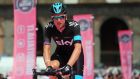  Bradley Wiggins of Sky Procycling in action during   the Giro D’Italia. Photograph:  Bryn Lennon/Getty Images
