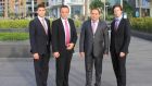 Mena City Lawyers (left to right): Marcus Tadros, Mark Thompson, Fady Jamaleddine, and Niall Donnelly
