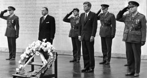 The highlight of the US president’s visit, Kennedy himself said, was a ceremony at Arbour Hill where 14 executed leaders of the 1916 Rising rested; this was as close to a political statement as he would make
