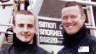 Firefighters Mark O’Shaughnessy (left) and Brian Murray: they died in a fire at a disused building in Bray in 2007.  Photograph: Niall Carson