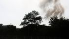 Smoke rises from the site of an attack in Kabul. Photograph: Mohammad Ismail/Reuters