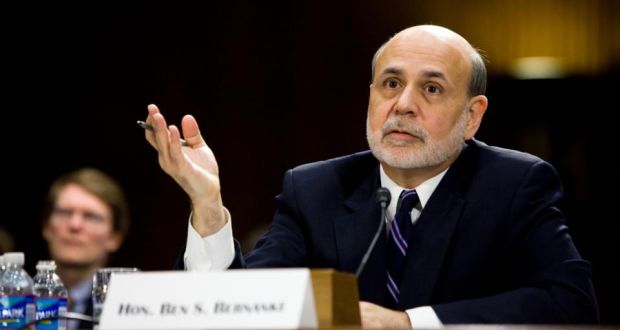 Disappointing US growth figures could weigh on the Federal Reserve which was considers whether the economy is strong enough for it to start scaling back its monetary stimulus. Pictured is Fed chairman Ben Bernanke. Photograph:  Christopher Gregory/The New York Times. 