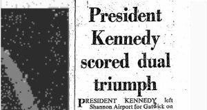 President Kennedy scored dual triumph