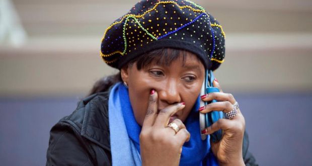 Makaziwe Mandela, daughter of former South African president Nelson Mandela, during the final court hearing concerning the removal of the remains of the former leader’s children in the high court of Mthatha in the Eastern Cape of South Africa. Photograph: Reuters