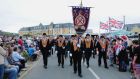 Orange Order   parade in Rossnowlagh, Co  Donegal on Saturday. Photograph: Trevor McBride