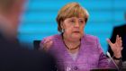 German chancellor Angela Merkel: “We have great data protection laws in Germany but if Facebook is based in Ireland, then Irish law applies. And so we need a unified European [data protection] regulation.” Photograph: Reuters/Johannes Eisele/Pool