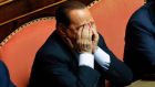 Former Italian prime minister Silvio Berlusconi reacts during a vote session at the Senate in Rome on July 19th, 2013. Berlusconi is unlikely to have to serve any time in jail because of his age. Photograph: Reuters/Remo Casilli