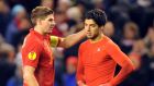  Liverpool midfielder Steven Gerrard believes the club’s season depends on keeping hold of Luis Suarez - and says a move to Arsenal ‘doesn’t make sense at all’. See PA story SOCCER Liverpool. Photo credit should read: Martin Rickett/PA Wire
