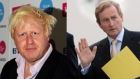 While there is speculation overBoris Johnson and Cameron’s Tory leadership, Enda Kenny has been an incredibly firm leader. Photographs: Ben A. Pruchnie/Getty Images and Cyril Byrne/The Irish Times