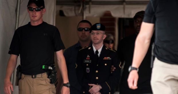 Bradley Manning: has already served more time than was served by William Calley, who played a leadership role in the killing of 504 civilians during the Vietnam war. Photograph: Reuters