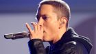Eminem aka Marshall Mathers: Commanded the stage at Slane Castle.