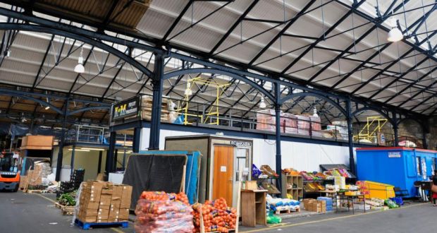 Dublin City Council’s fruit and vegetable market in the north inner city.Photograph: Aidan Crawley