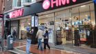 HMV on Grafton 
Henry

Street, Dublin, when it closed down in February. Four stores, though not this one, will reopen early next month. Photograph: Alan Betson