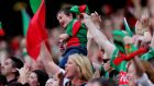 Despite Marty Morrissey’s best efforts to blow their chances with a premature call on Mayo people everywhere to start booking their All-Ireland final tickets, there were Mayo smiles all around Croke Park and beyond yesterday. Photograph: James Crombie/Inpho
